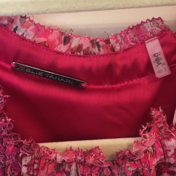 Showstopping πΊ Elie Tahari Primrose silk dress - Picture 7 of 8